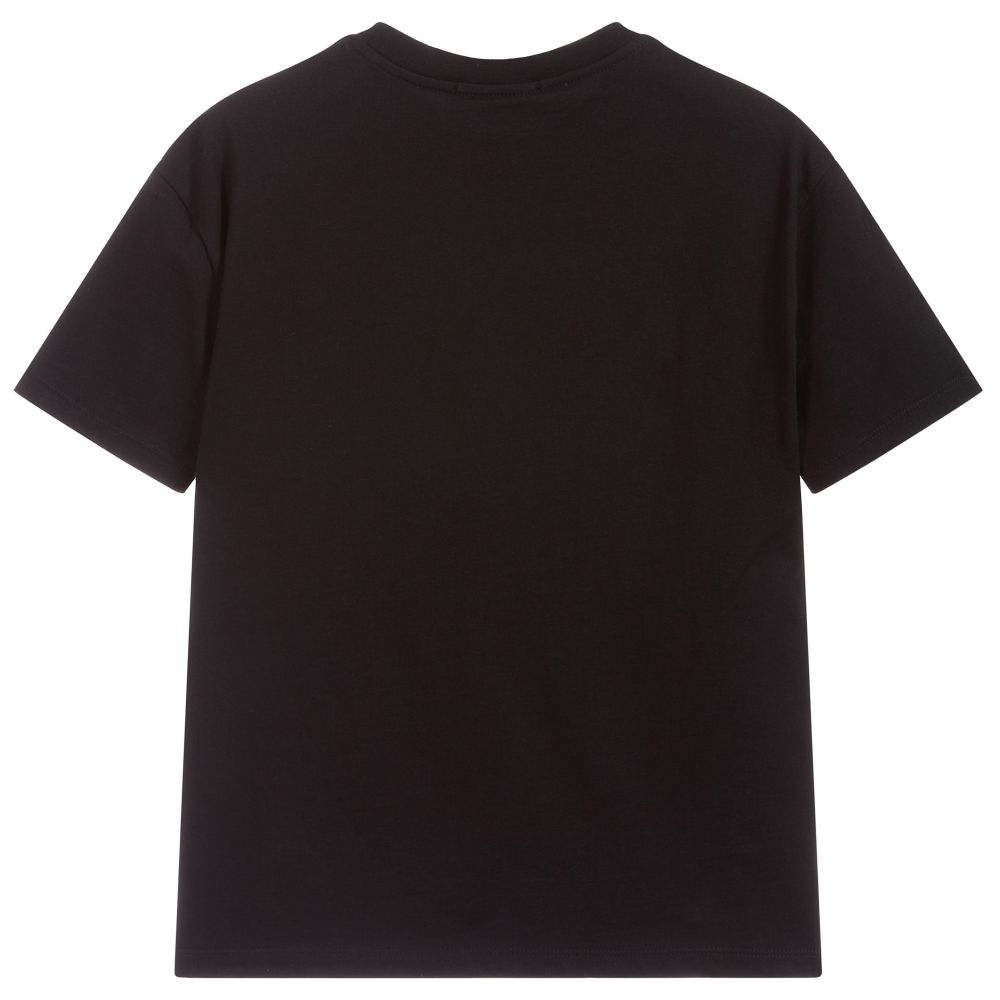 Girls Black Love Cotton Maxi Jersey