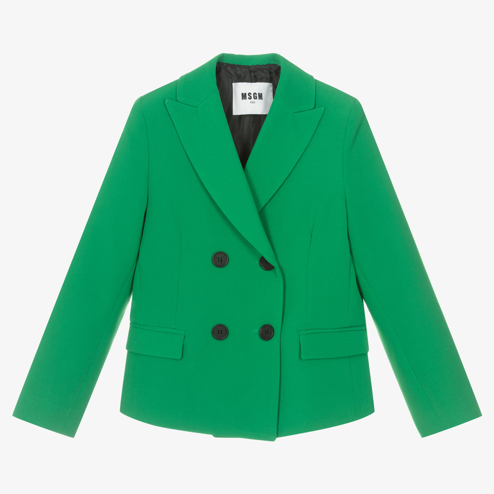 Girls Green Suit Coat
