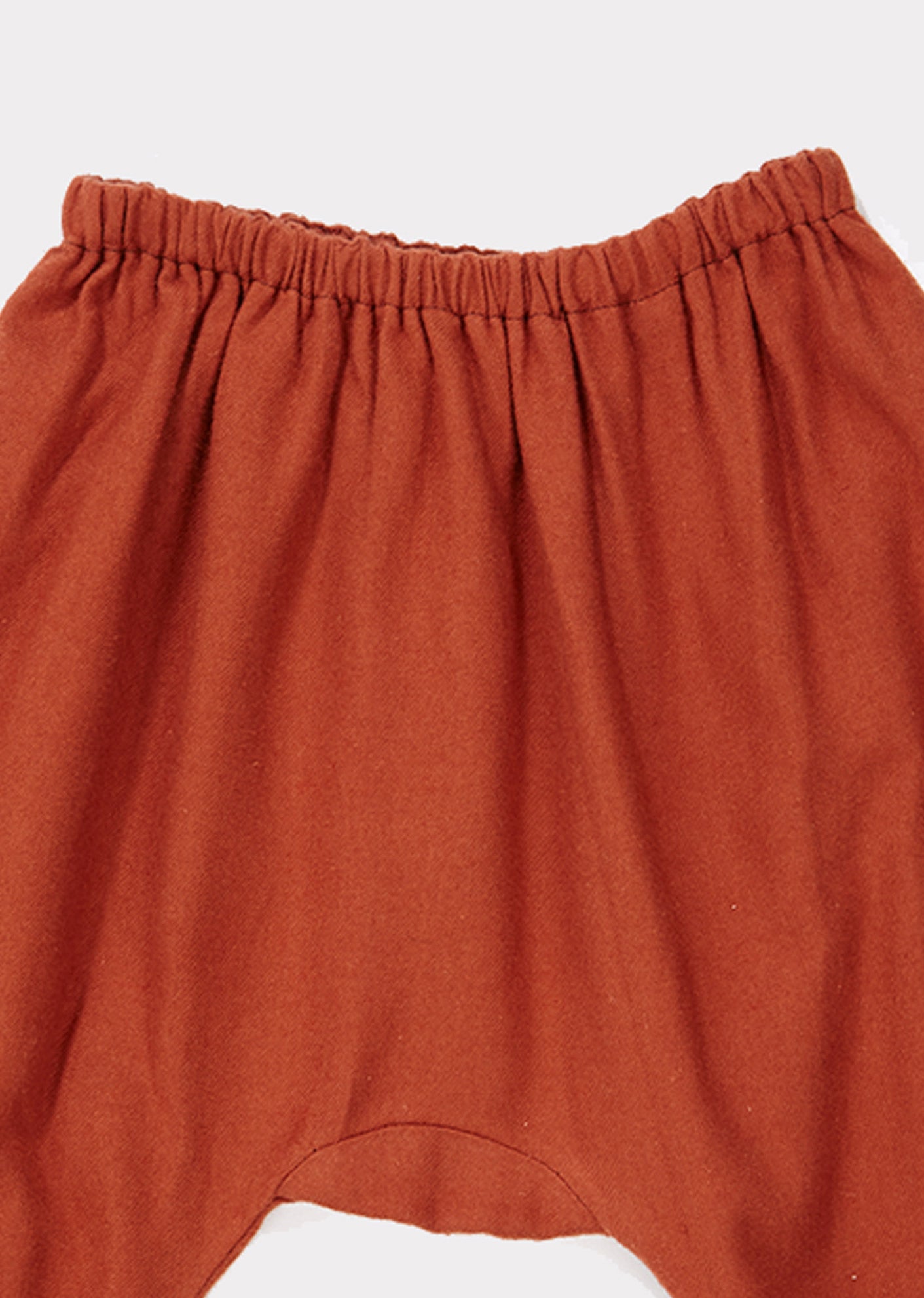 Baby Girls Caramel Cotton Trousers