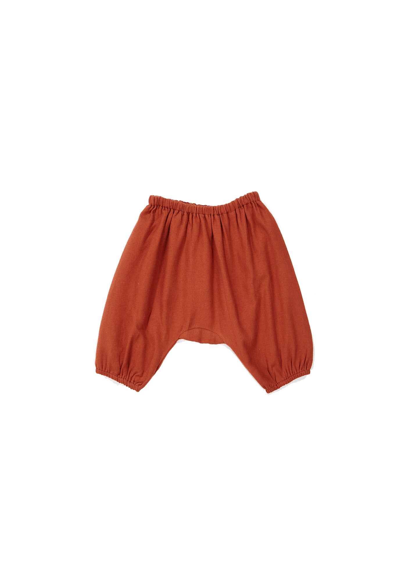 Baby Girls Caramel Cotton Trousers