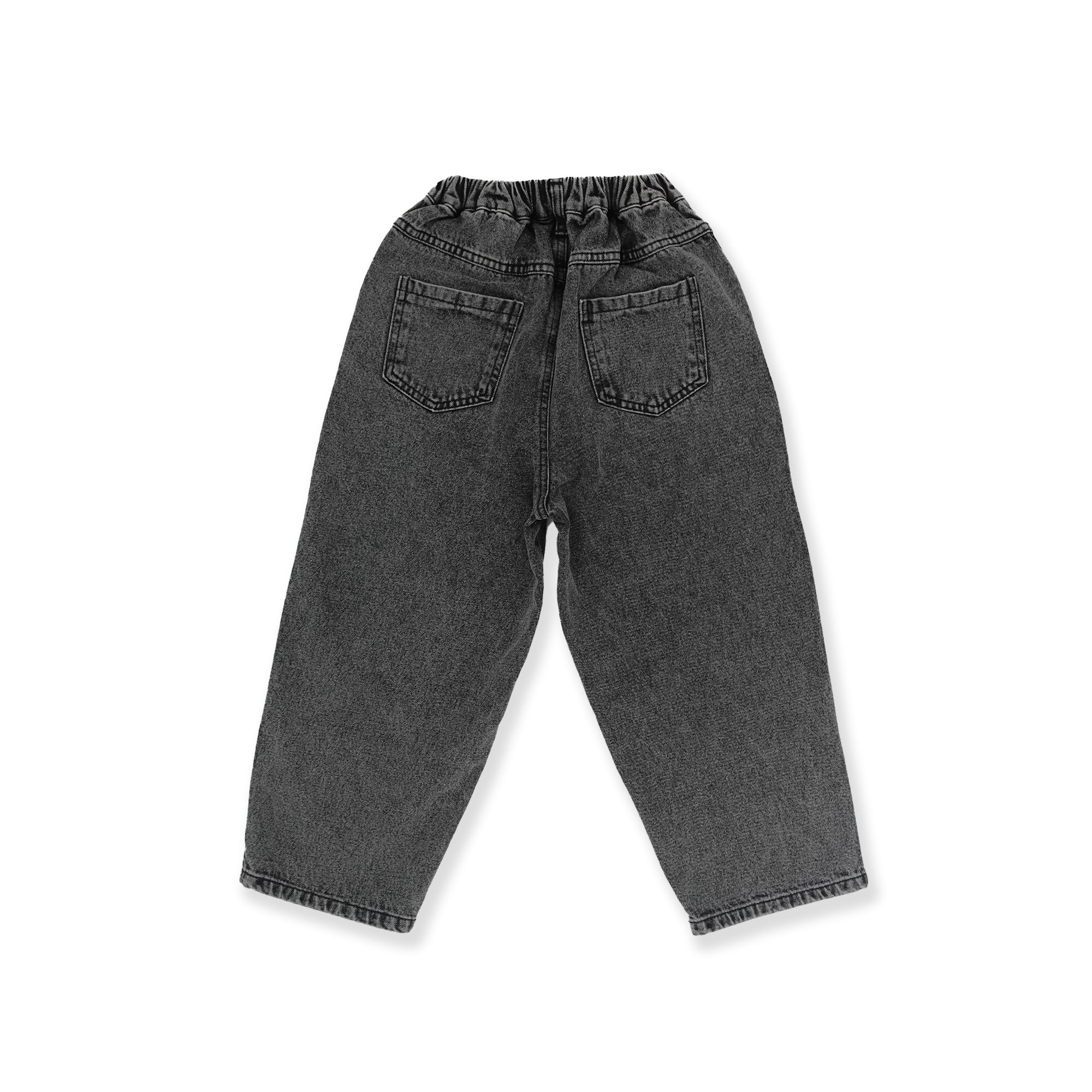 Boys & Girls Grey Denim Trousers