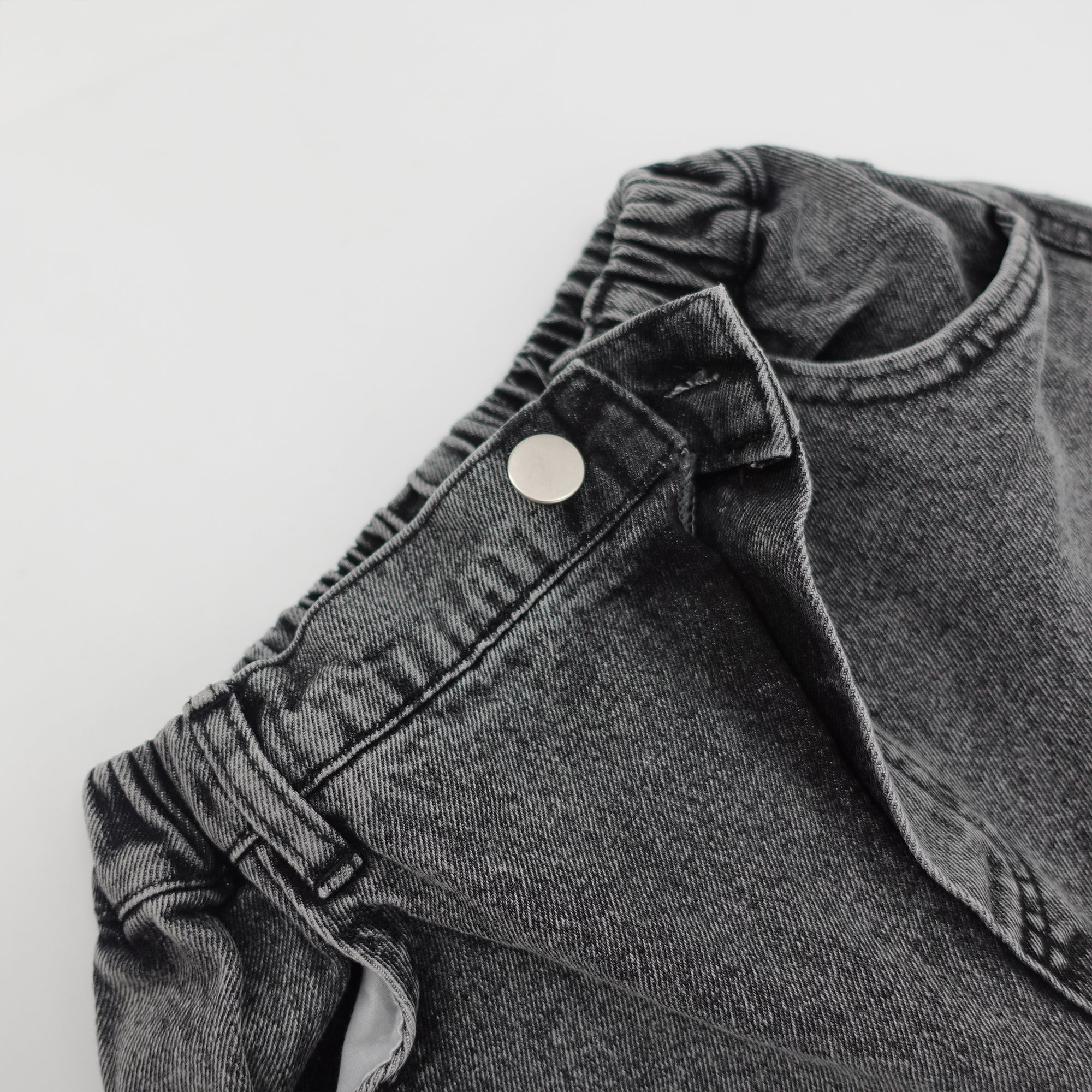 Boys & Girls Grey Denim Trousers