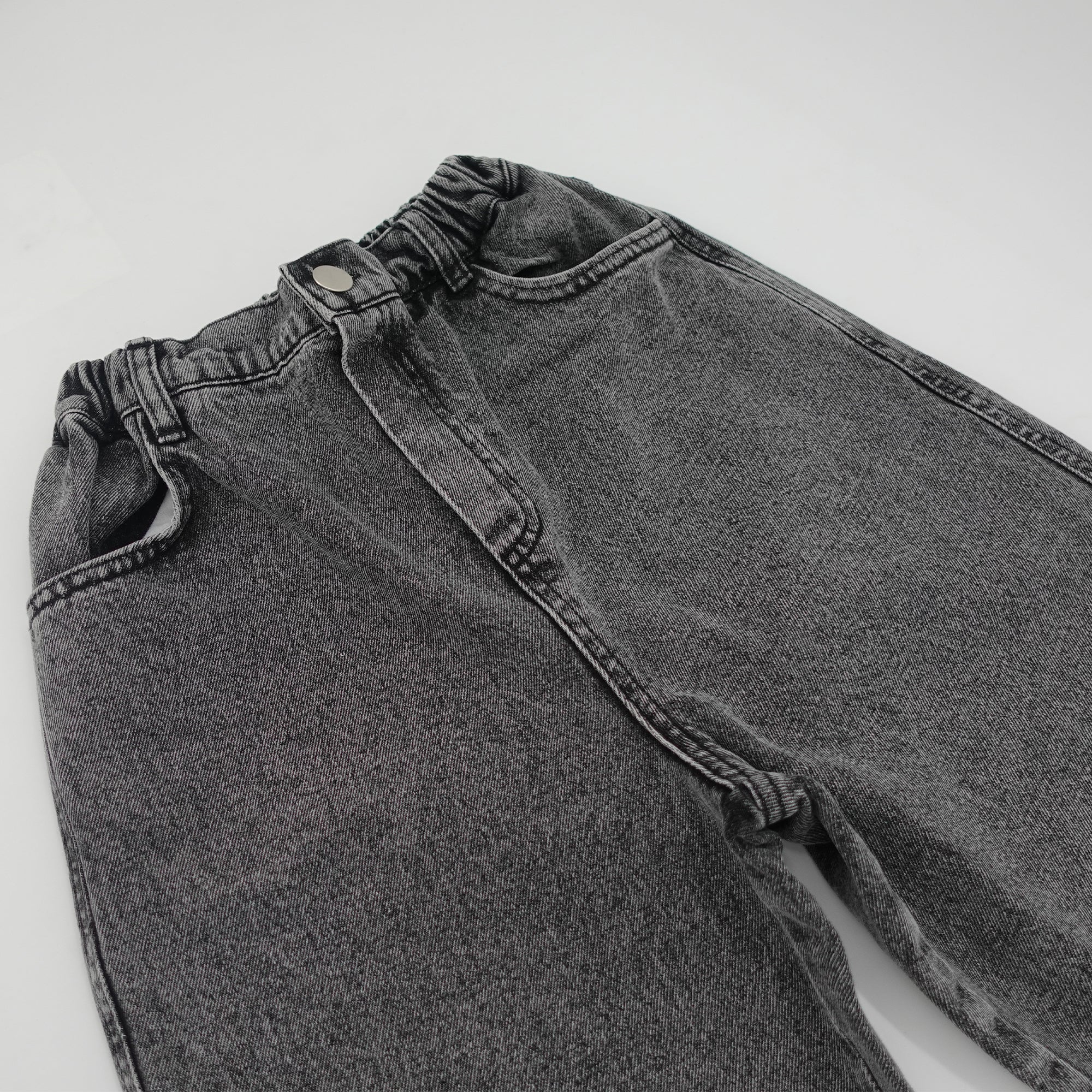 Boys & Girls Grey Denim Trousers