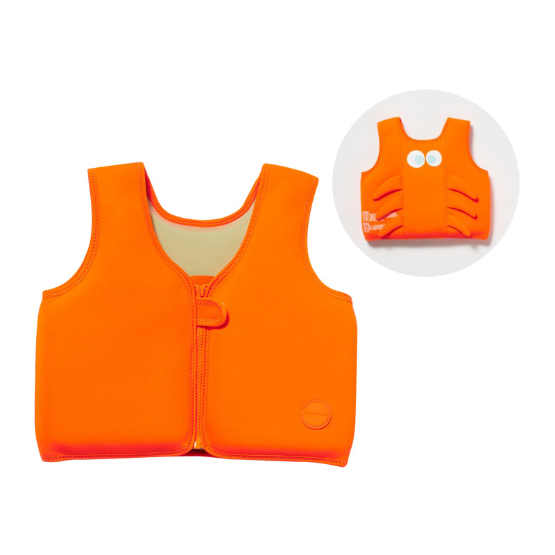 Orange Crab Swim Vest