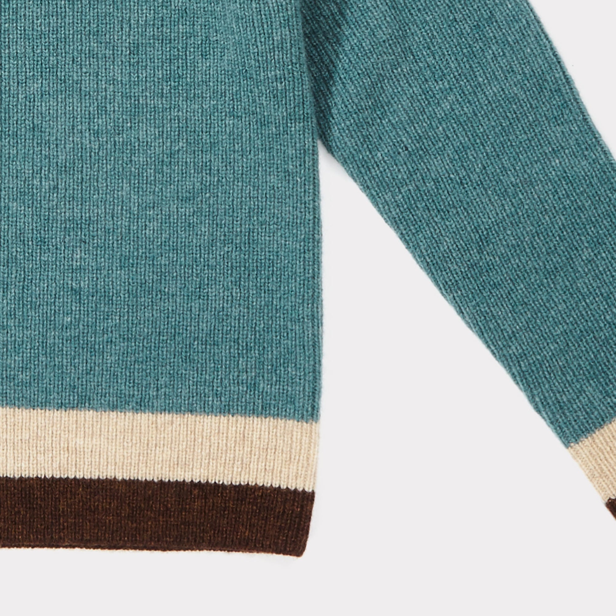 Boys & Girls Duck Egg Blue Striped Cardigan