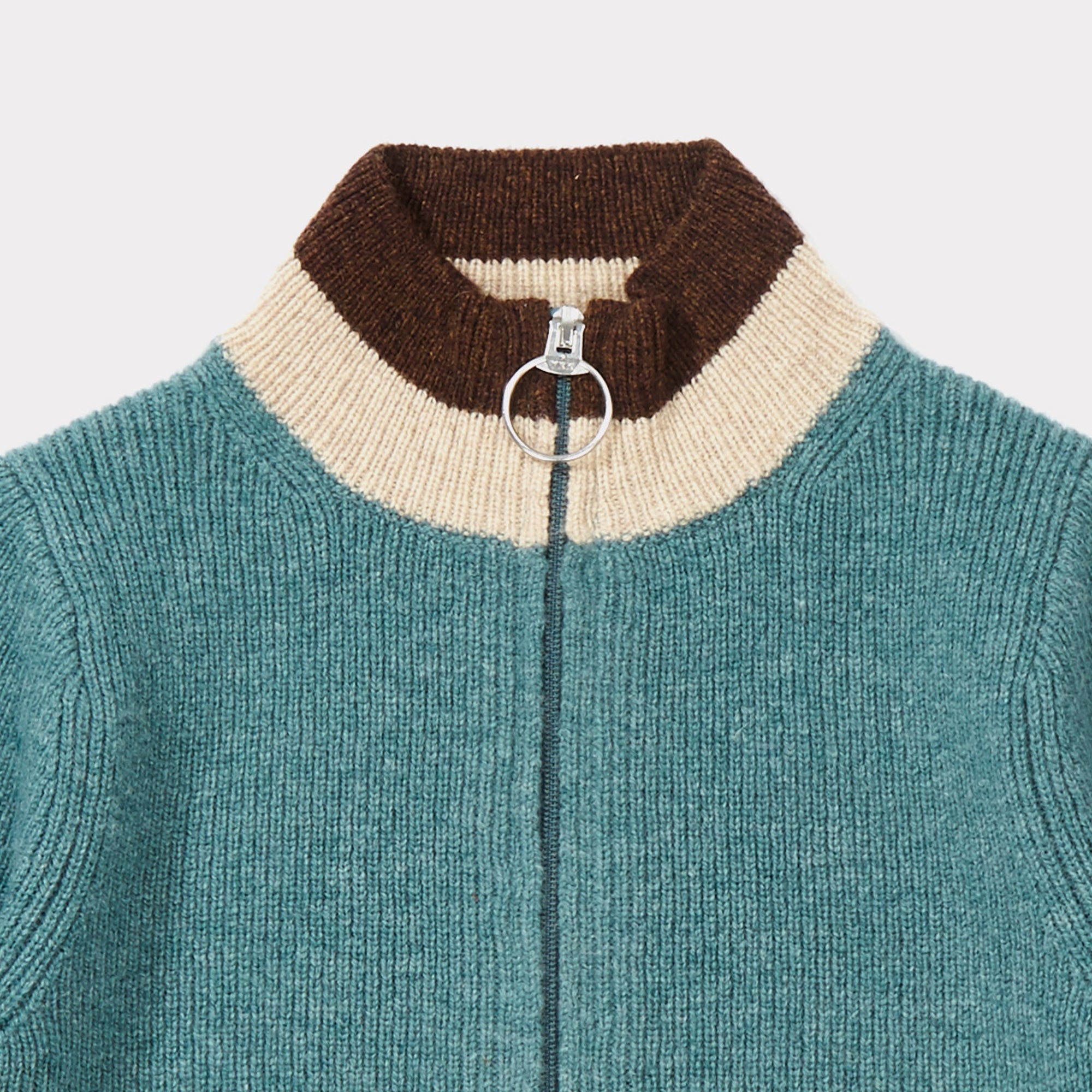 Boys & Girls Duck Egg Blue Striped Cardigan