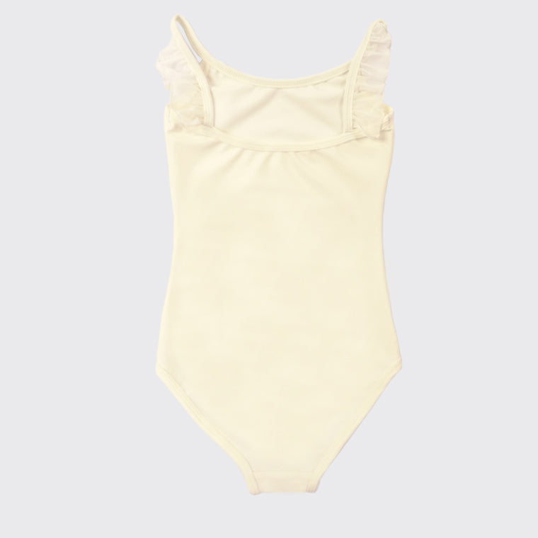 Girls White Ballet Onesies