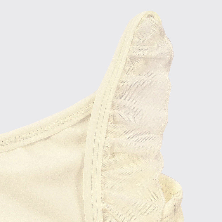 Girls White Ballet Onesies