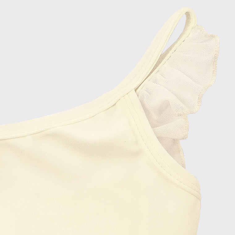 Girls White Ballet Onesies