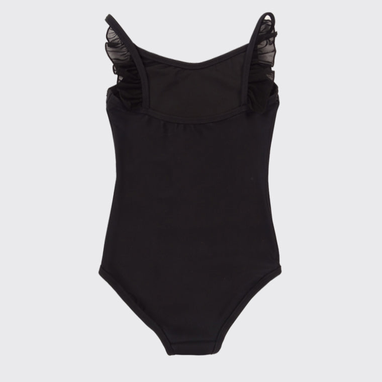 Girls Black Ballet Onesies