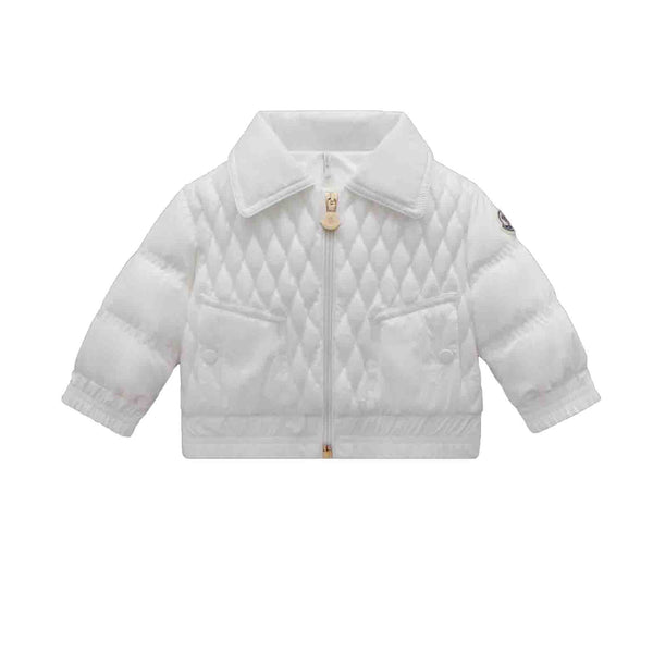 Baby Boys & Girls White "ODIT" Padded Down Jacket