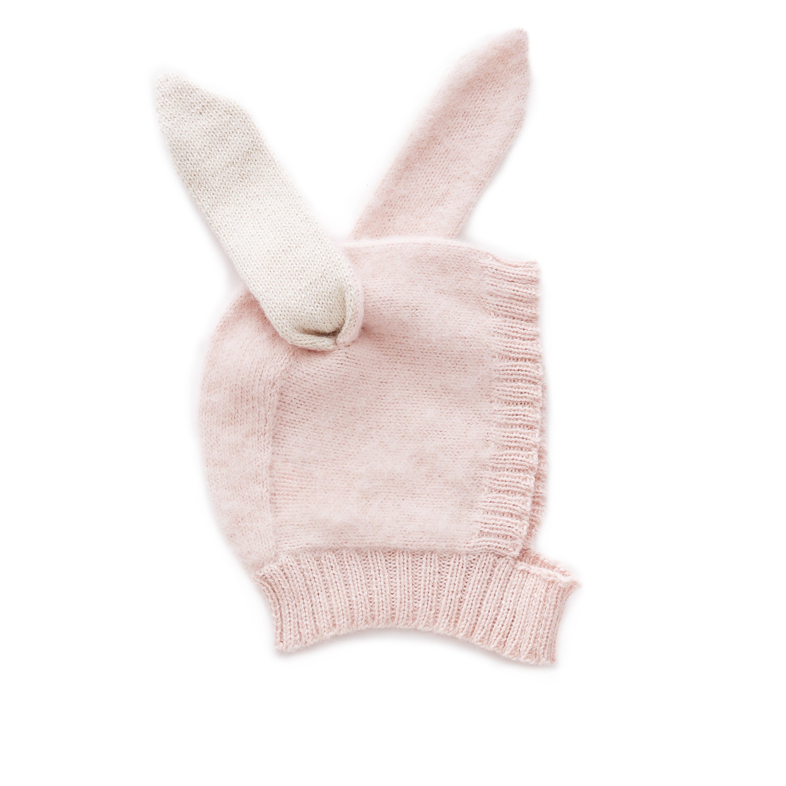 Baby Girls Light Pink Bunny Baby Alpaca Animal Hat