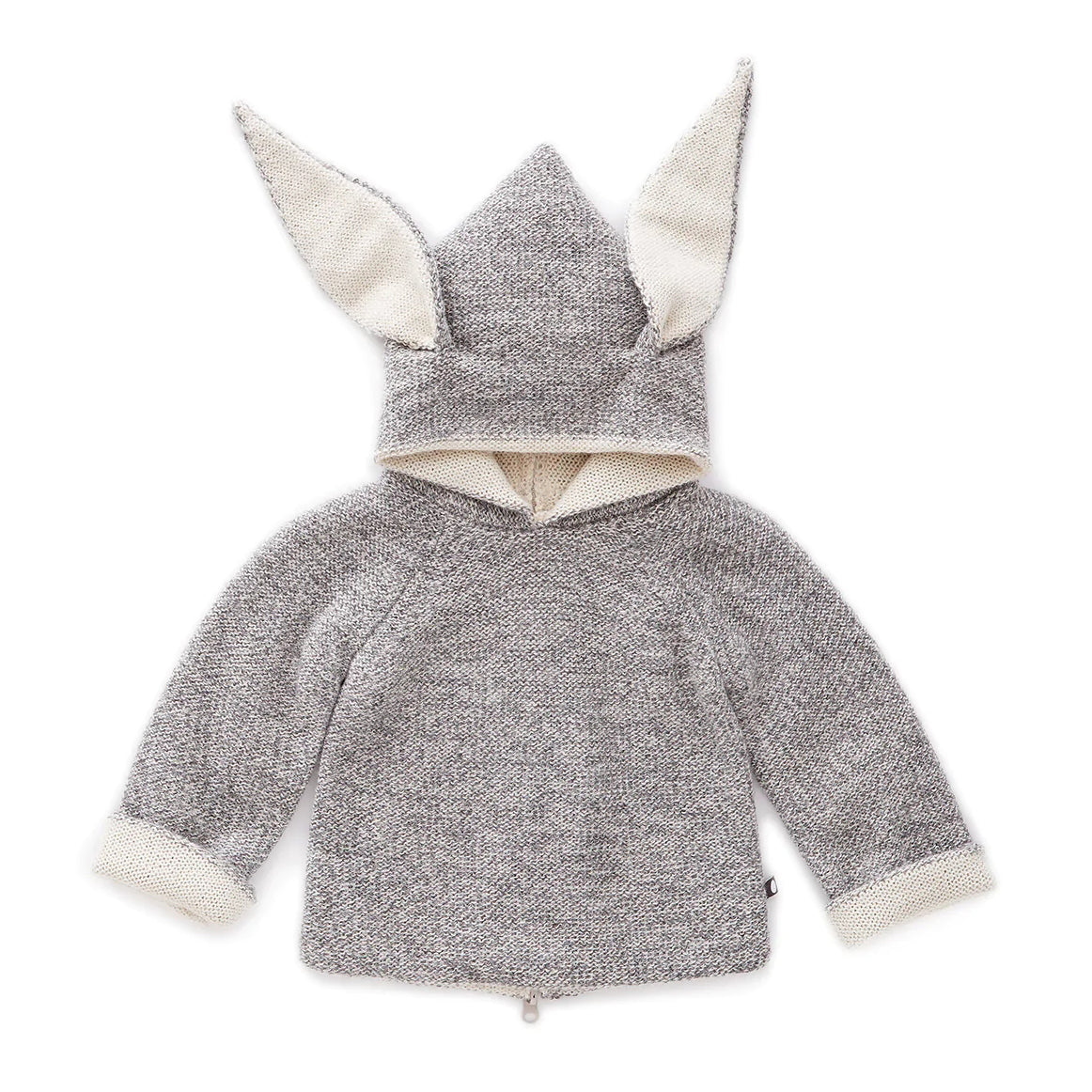 Boys & Girls Grey Alpaca Hooded Sweater