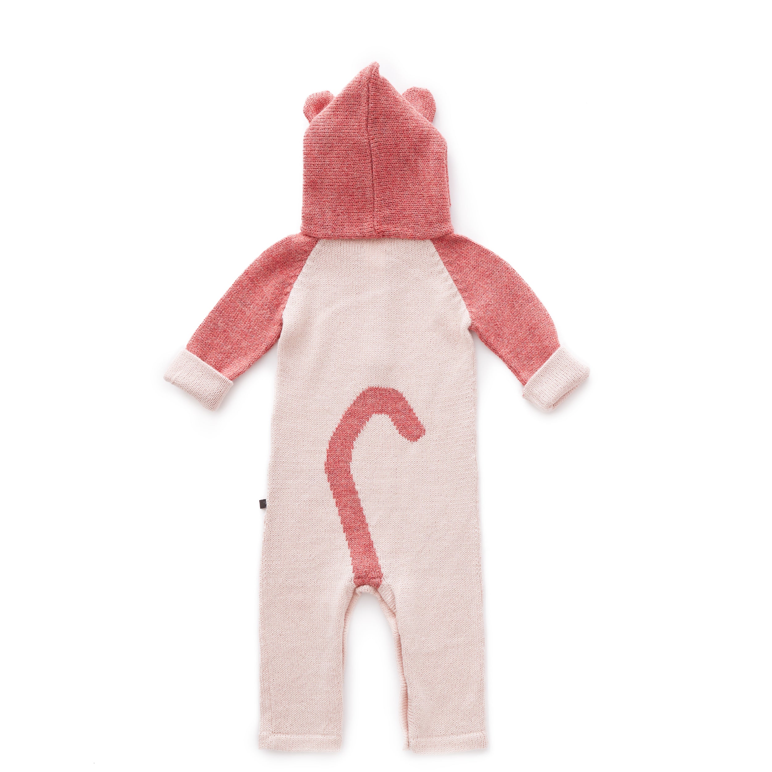 Baby Pink Panther Baby Alpaca Hooded Jumper