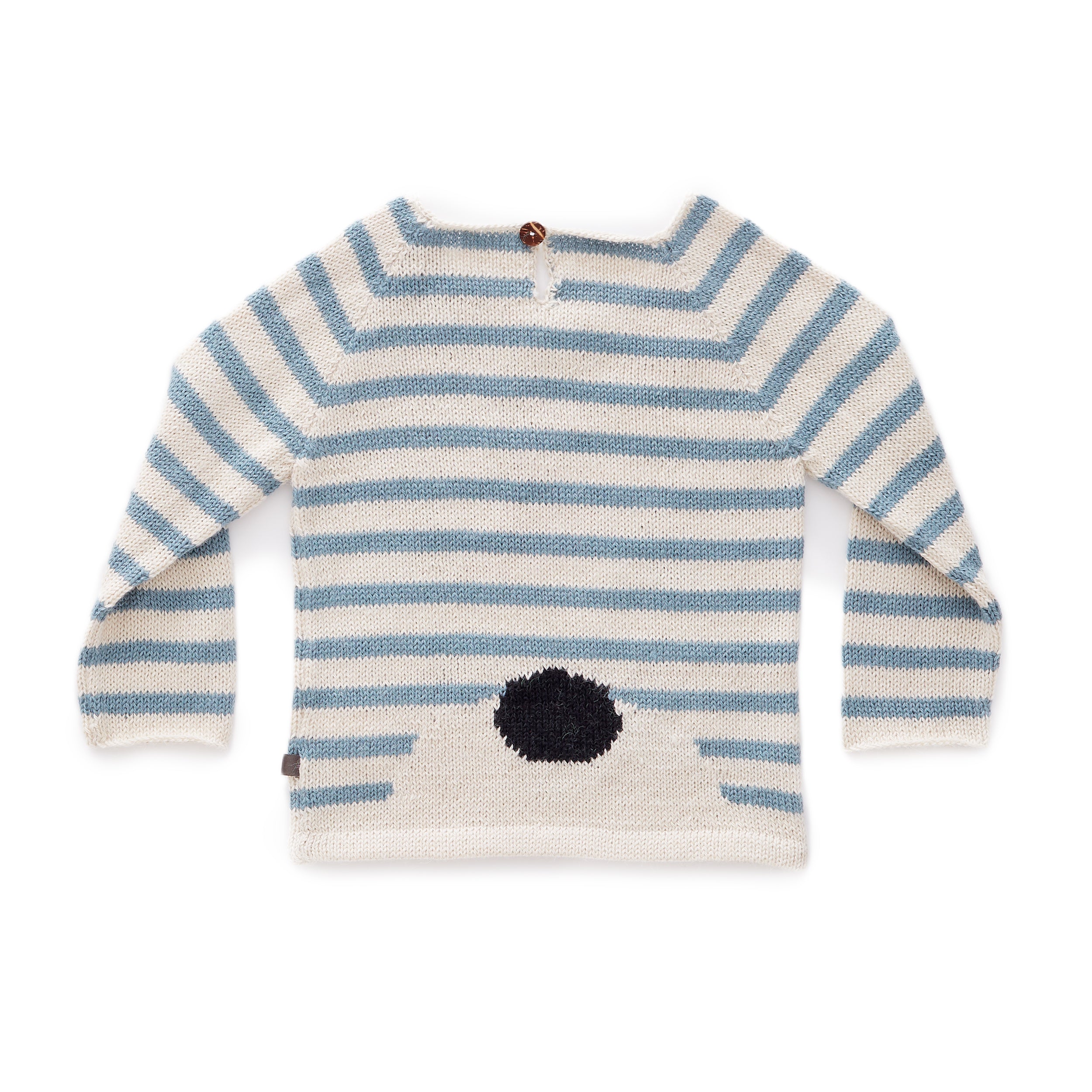 Baby Miat Stripes Baby Alpaca Panda Sweater