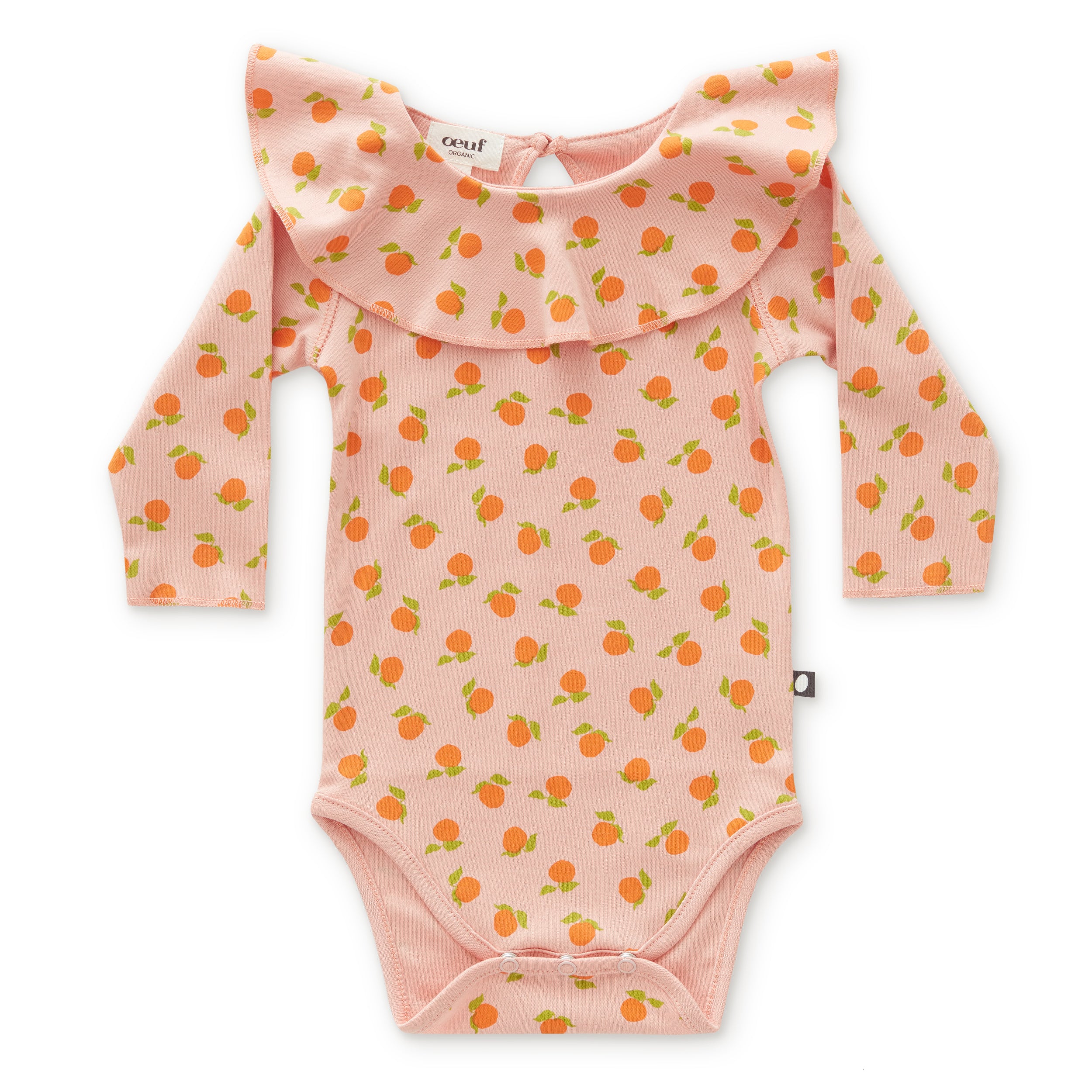 Baby Girls Pink Pattern Cotton Babysuit