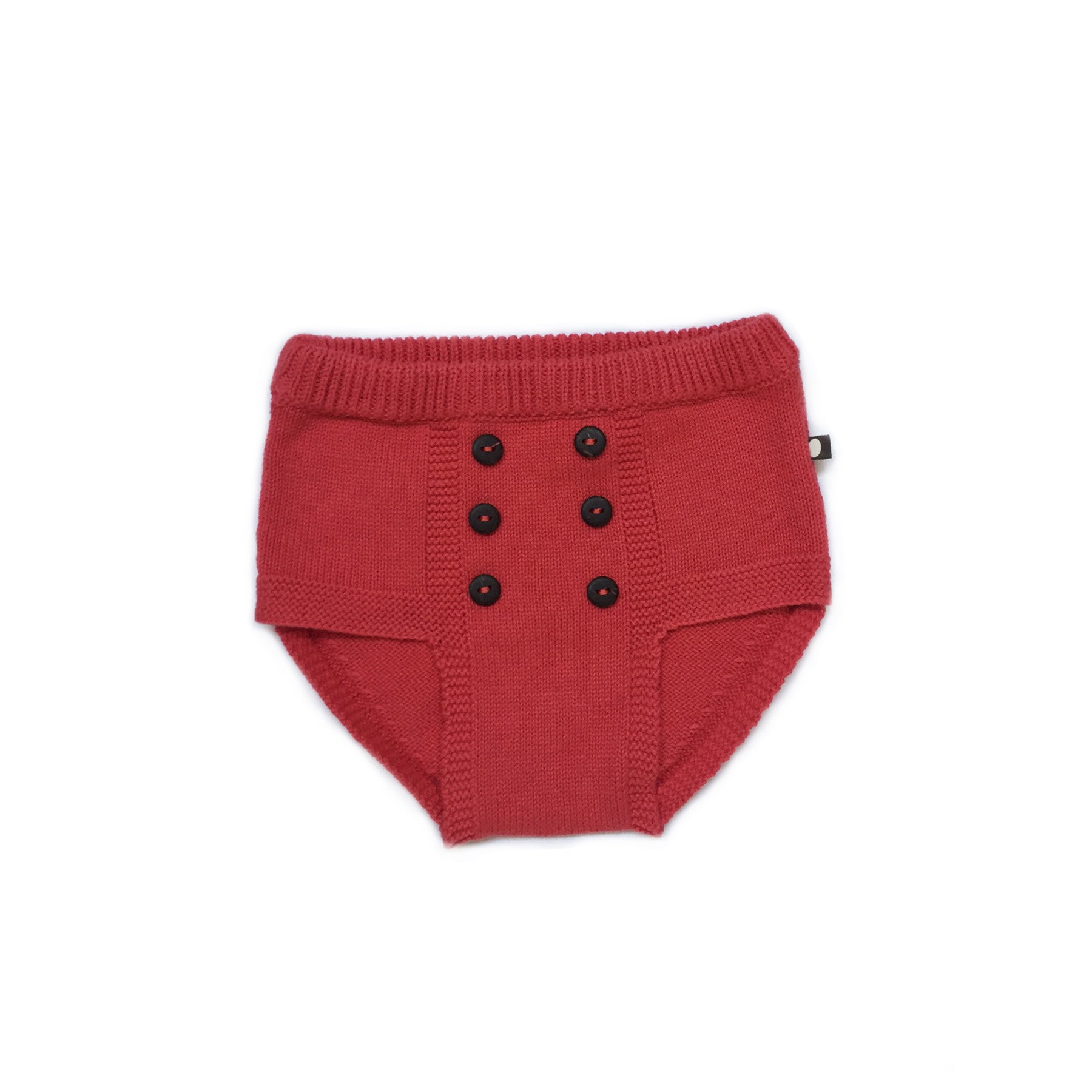 Baby Girls Red Knitted Short