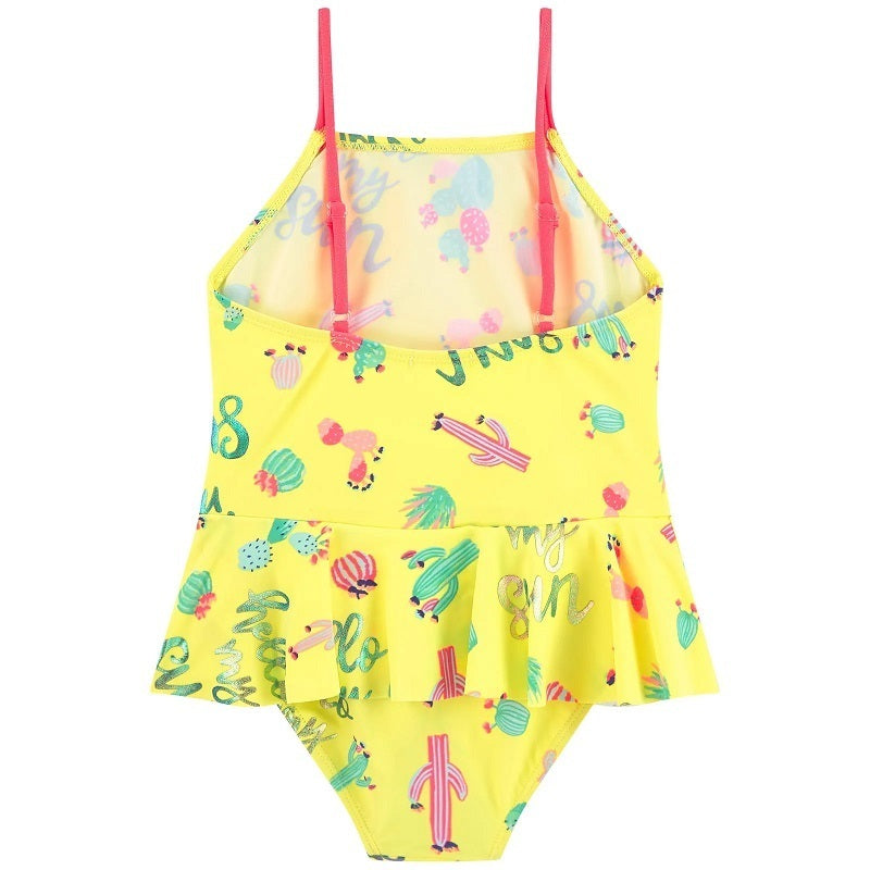 Girls Yellow Swimsuit
