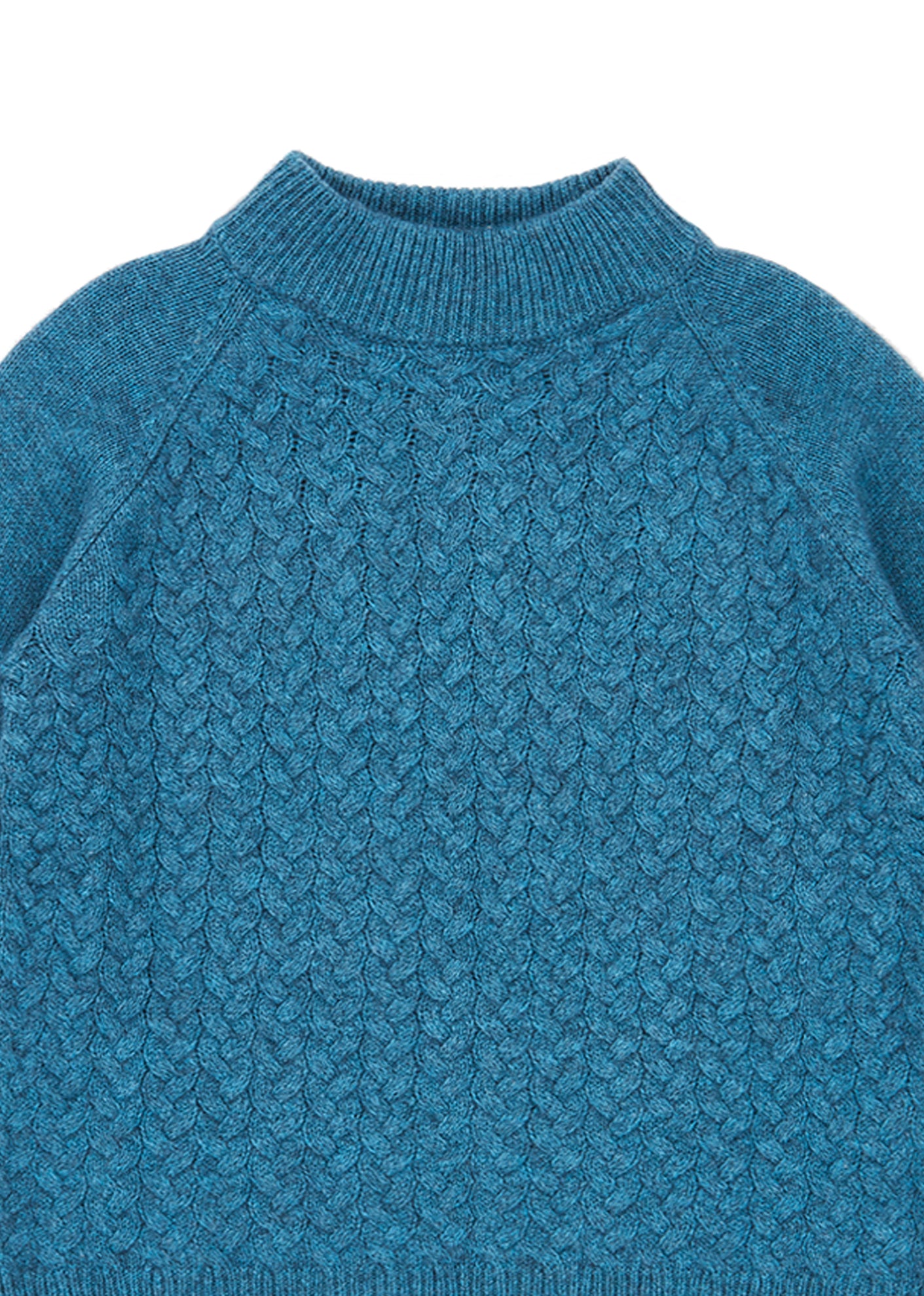 Boys & Girls Teal Owl Cable Jumper