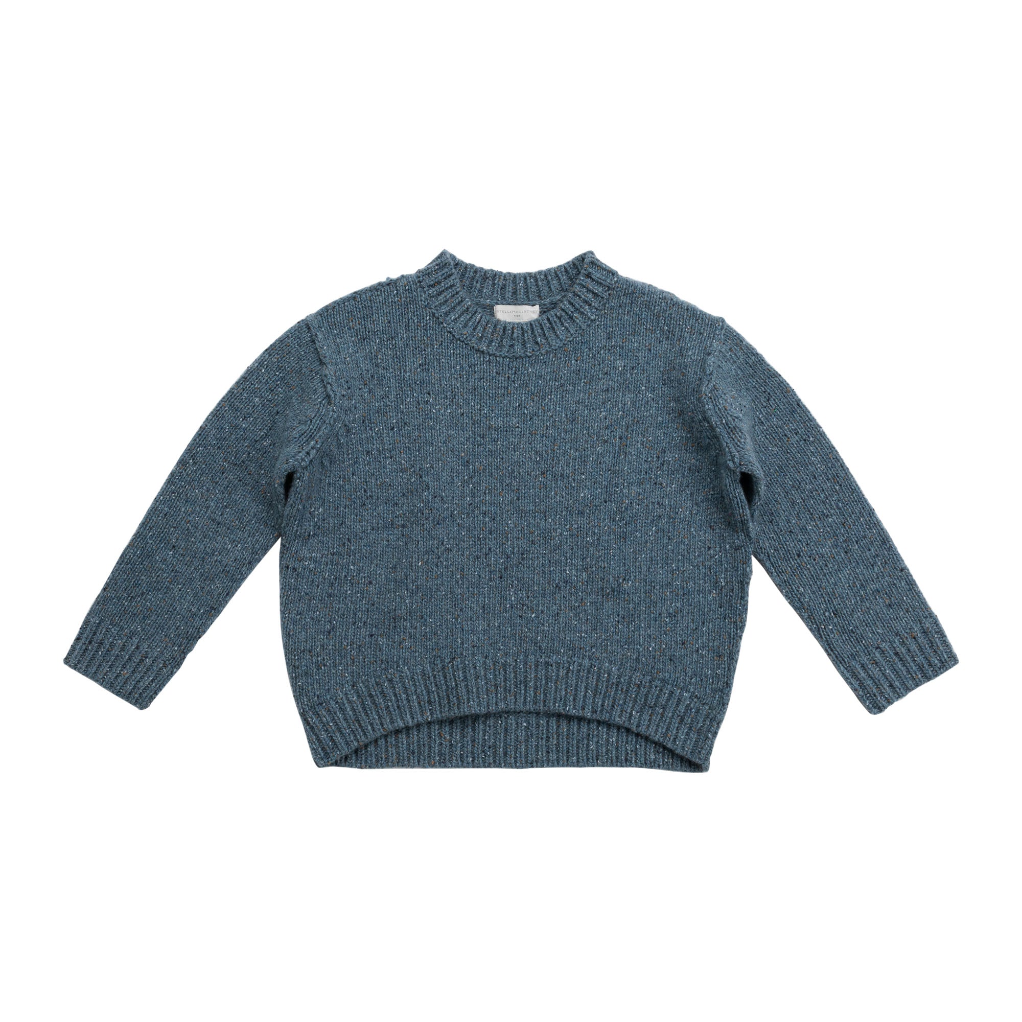 Girls Light Blue Knit Jumper