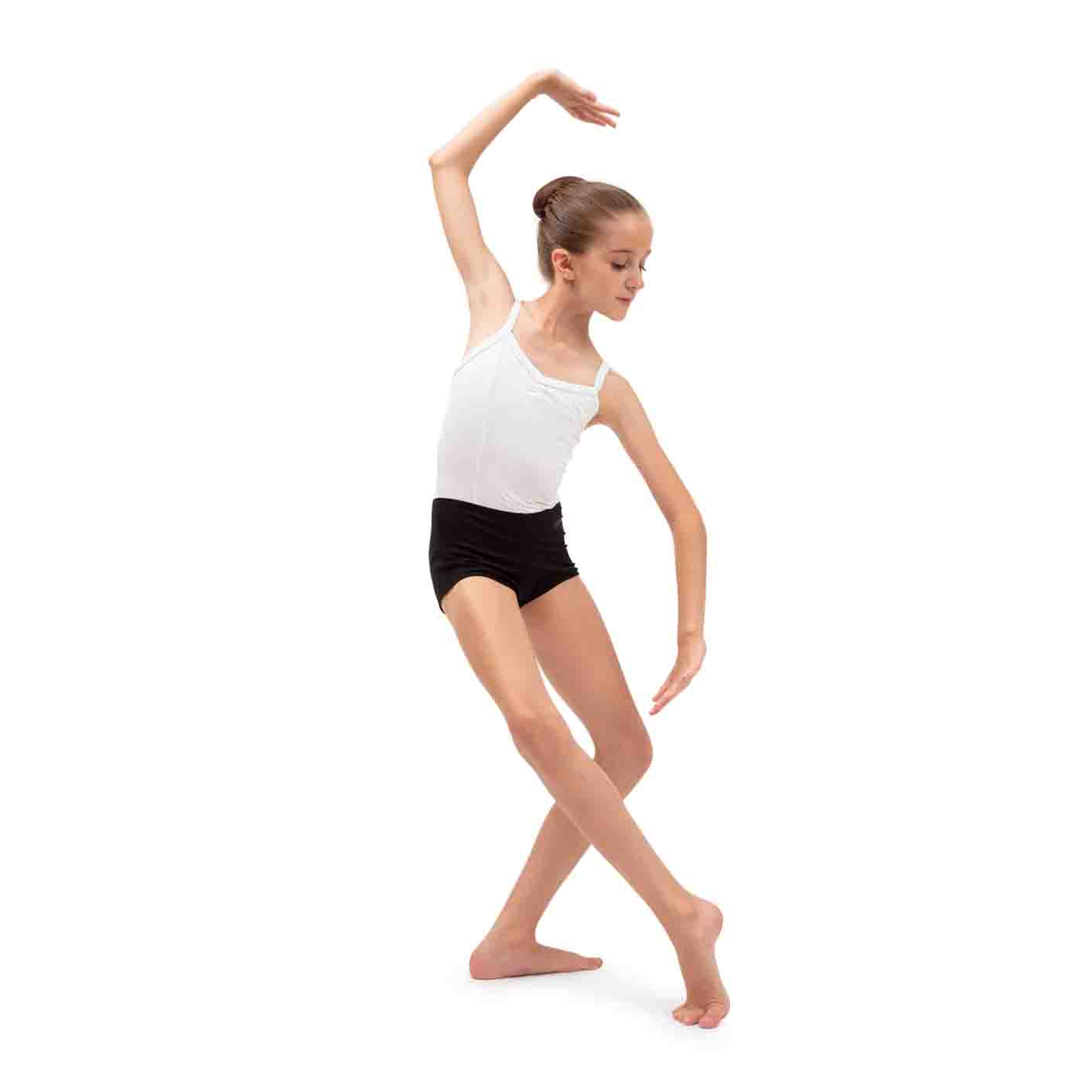 Girls Black Ballet Short