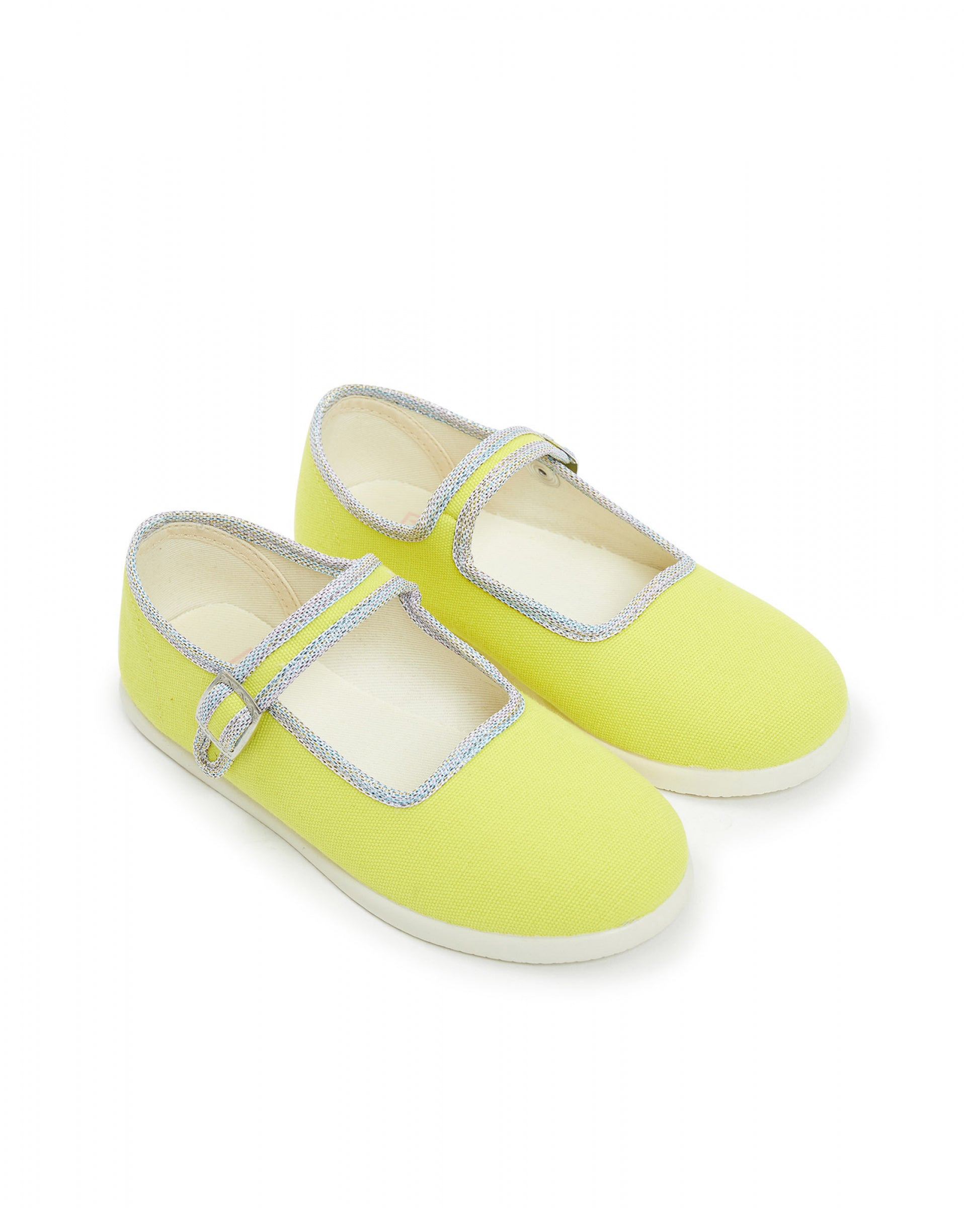 Girls Yellow Flat Shoes