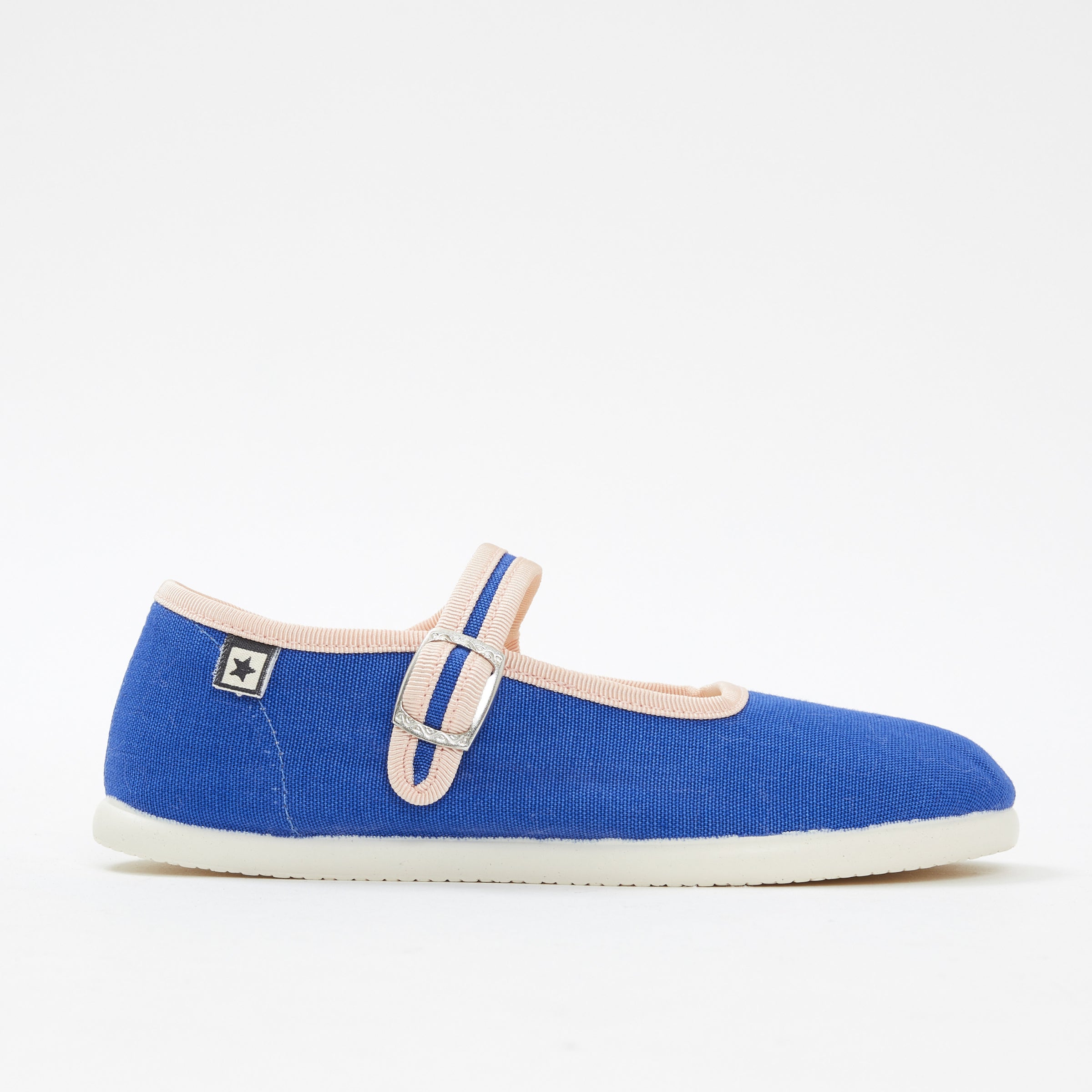 Girls Light Blue Flat Shoes
