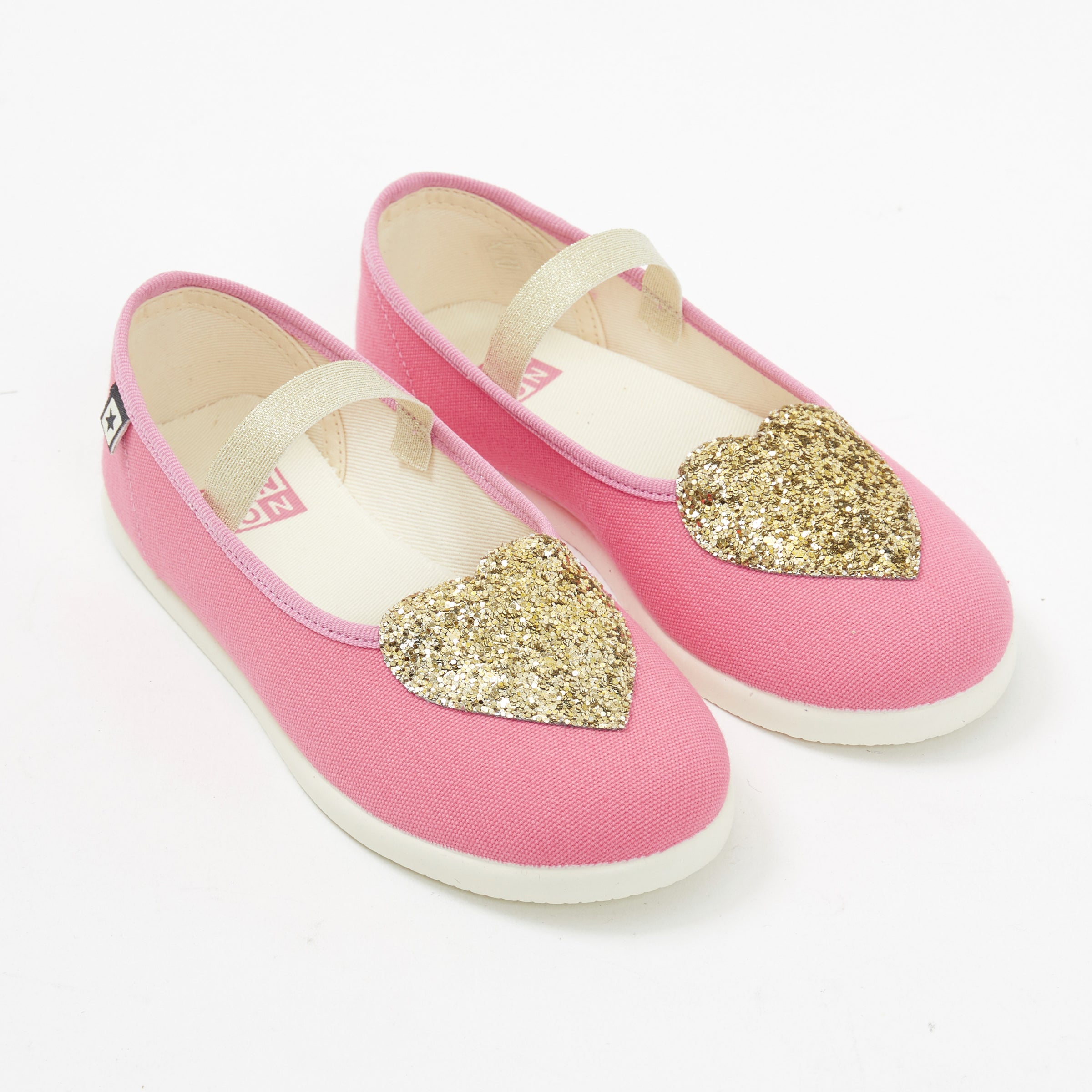 Girls Light Pink Flat Shoes