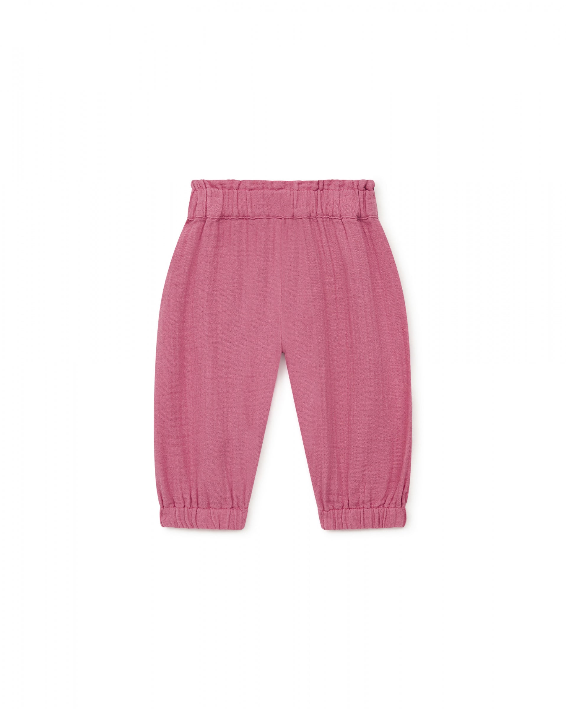 Baby Girls Purple Cotton Trousers