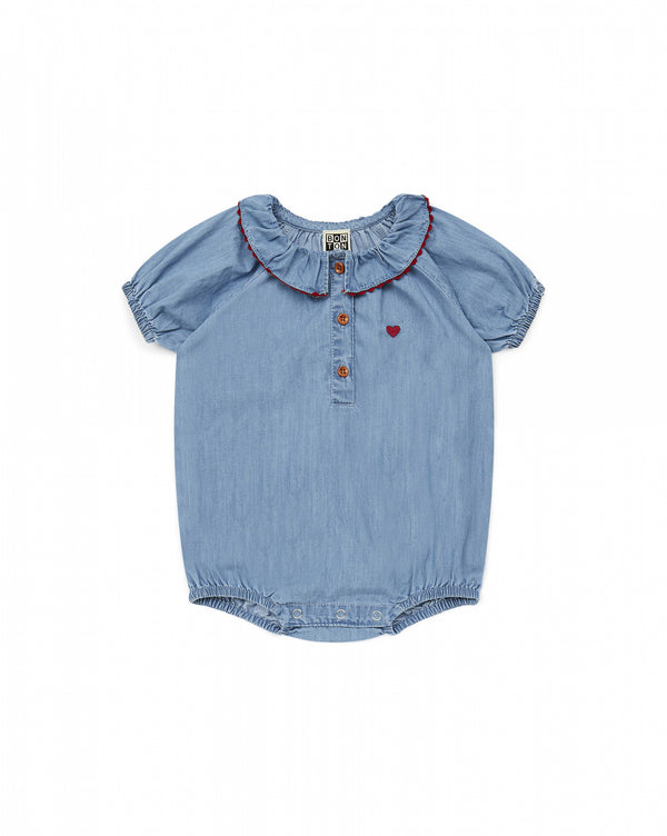 Baby Boys & Girls Blue Babysuit
