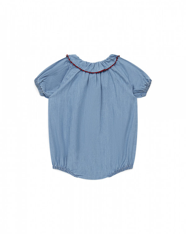 Baby Boys & Girls Blue Babysuit