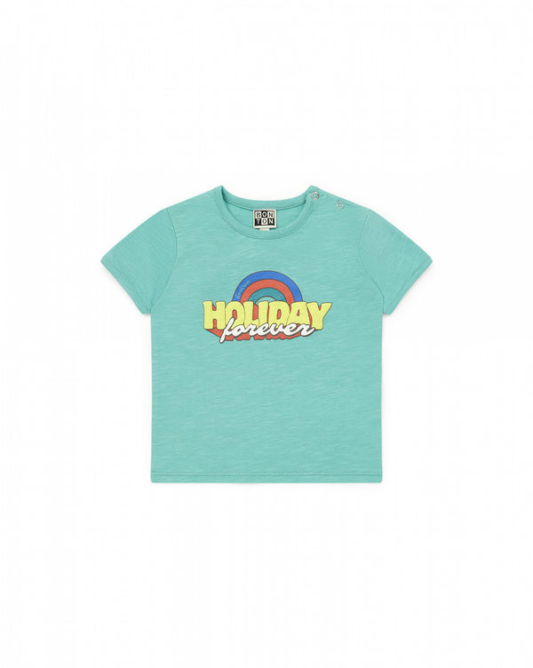Baby Boys & Girls Green T-Shirts