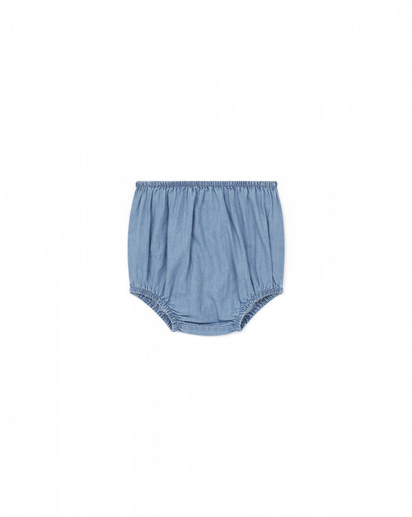 Baby Girls Blue Bloomers