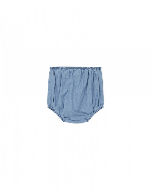 Baby Girls Blue Bloomers
