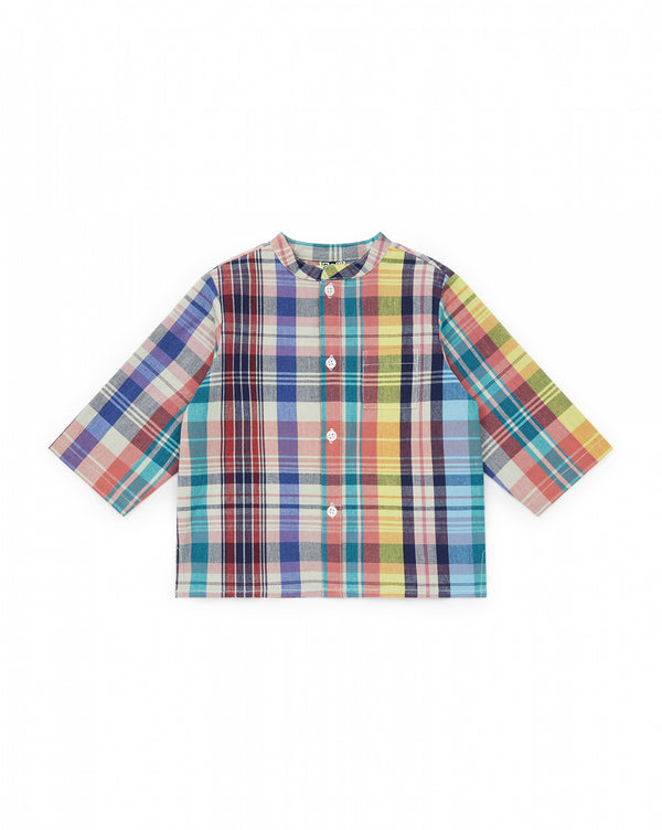 Baby Boys Multicolor Check Shirt