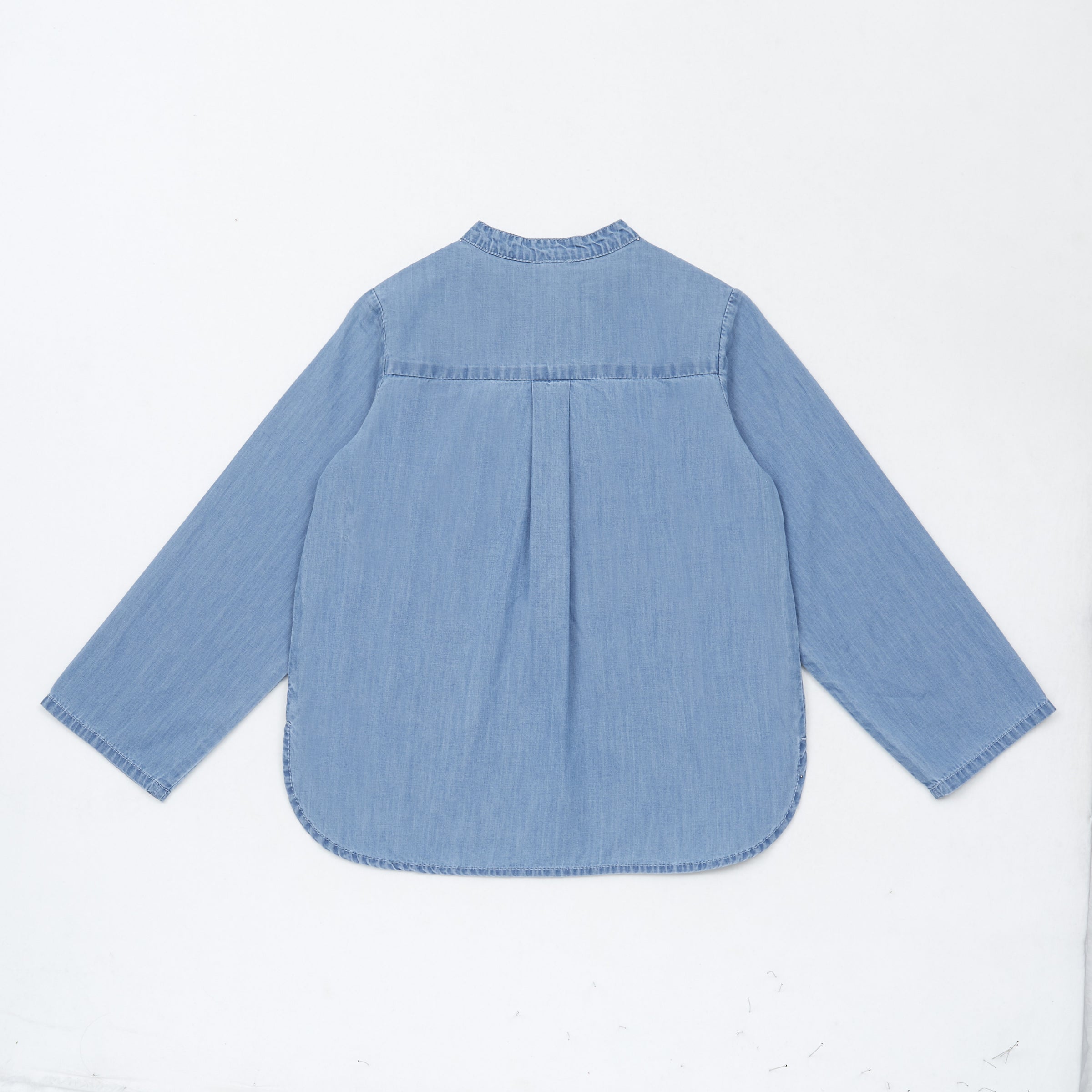 Boys & Girls Blue Cotton Shirt