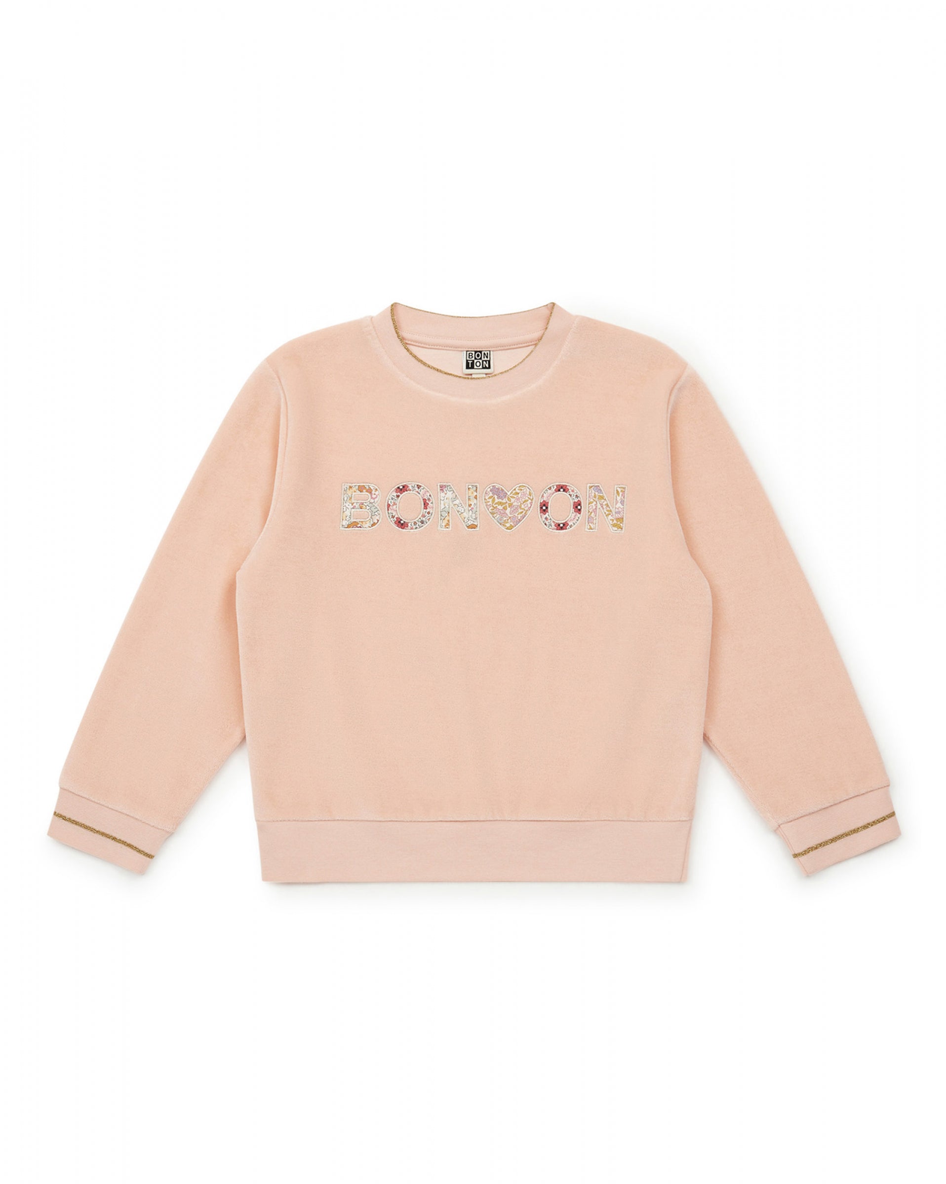 Boys & Girls Pink Cotton Swearshirts