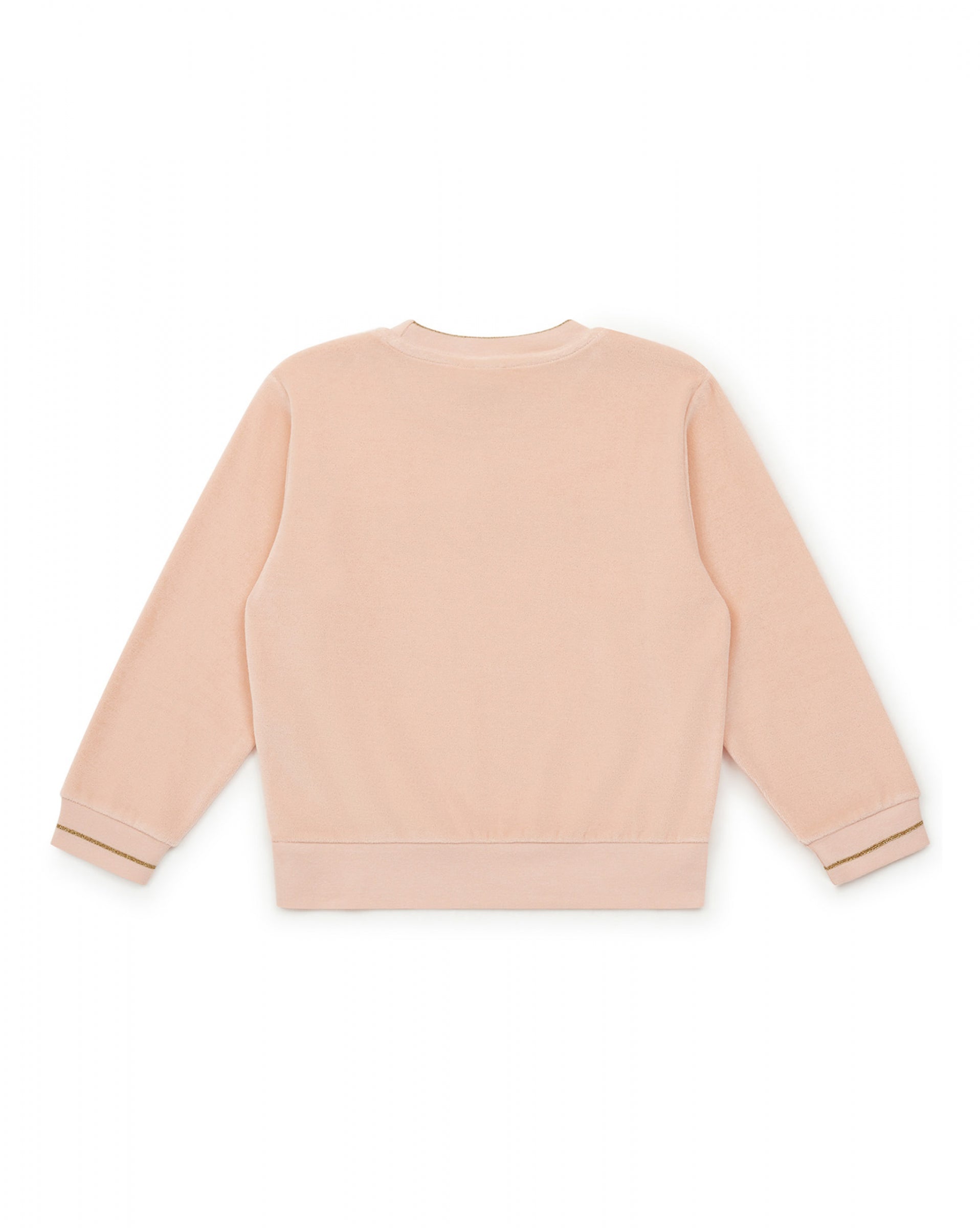 Boys & Girls Pink Cotton Swearshirts