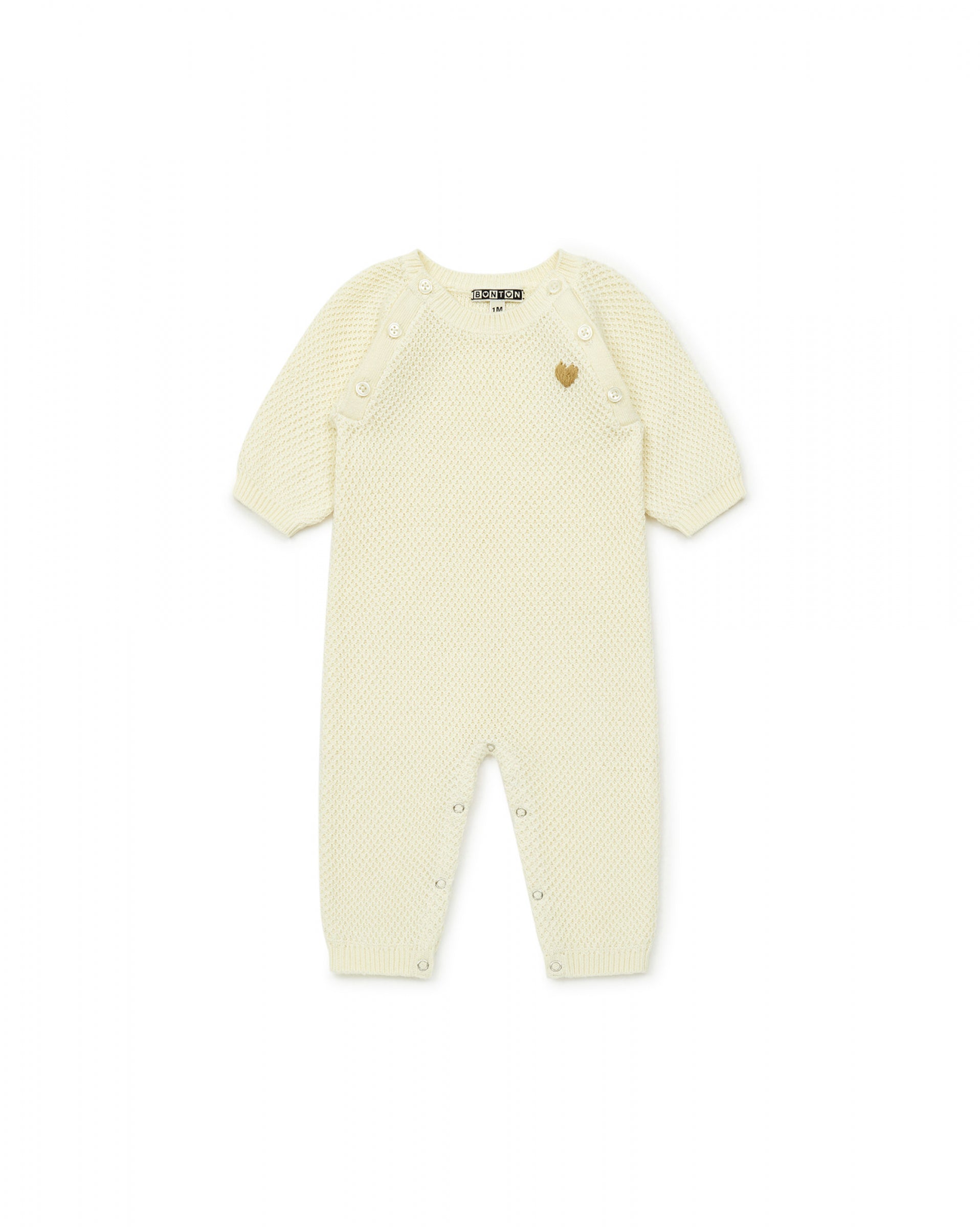 Baby Boys & Girls White Babysuit