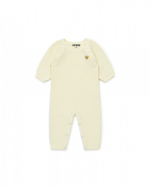 Baby Boys & Girls White Babysuit