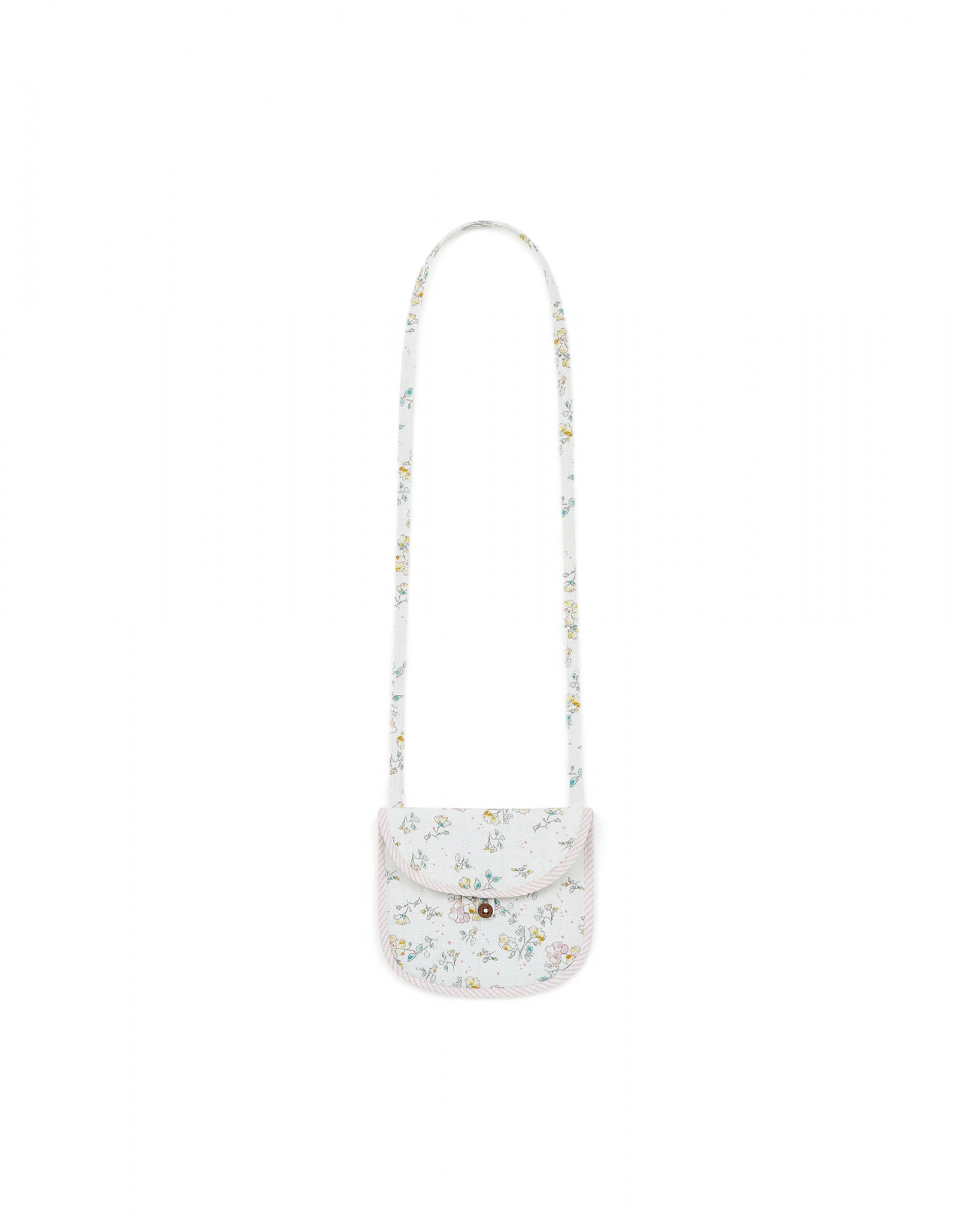 Girls White Print Bag