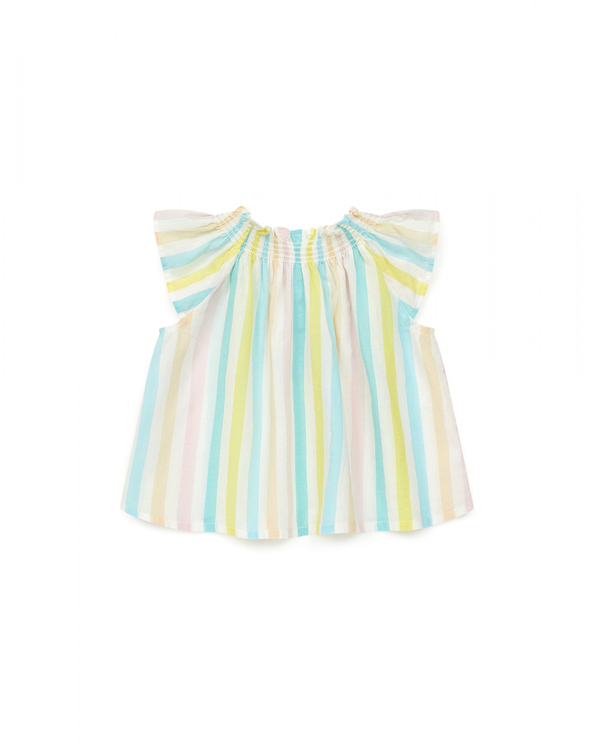 Baby Girls Multicolor Cotton Top