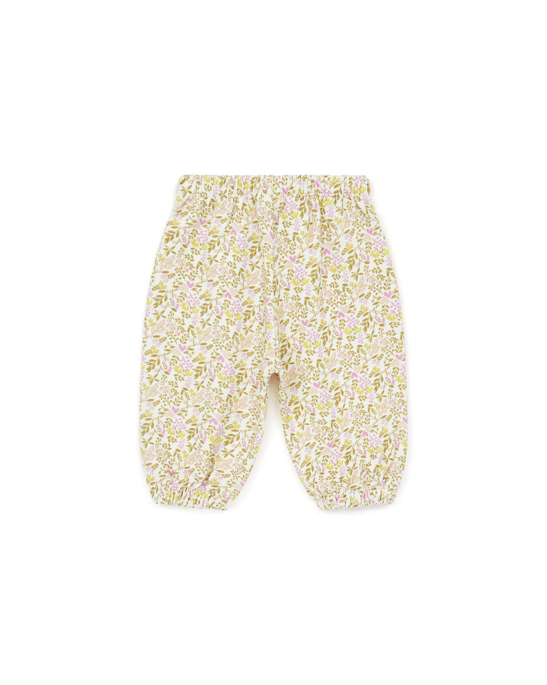 Baby Girls Pink Floral Trousers