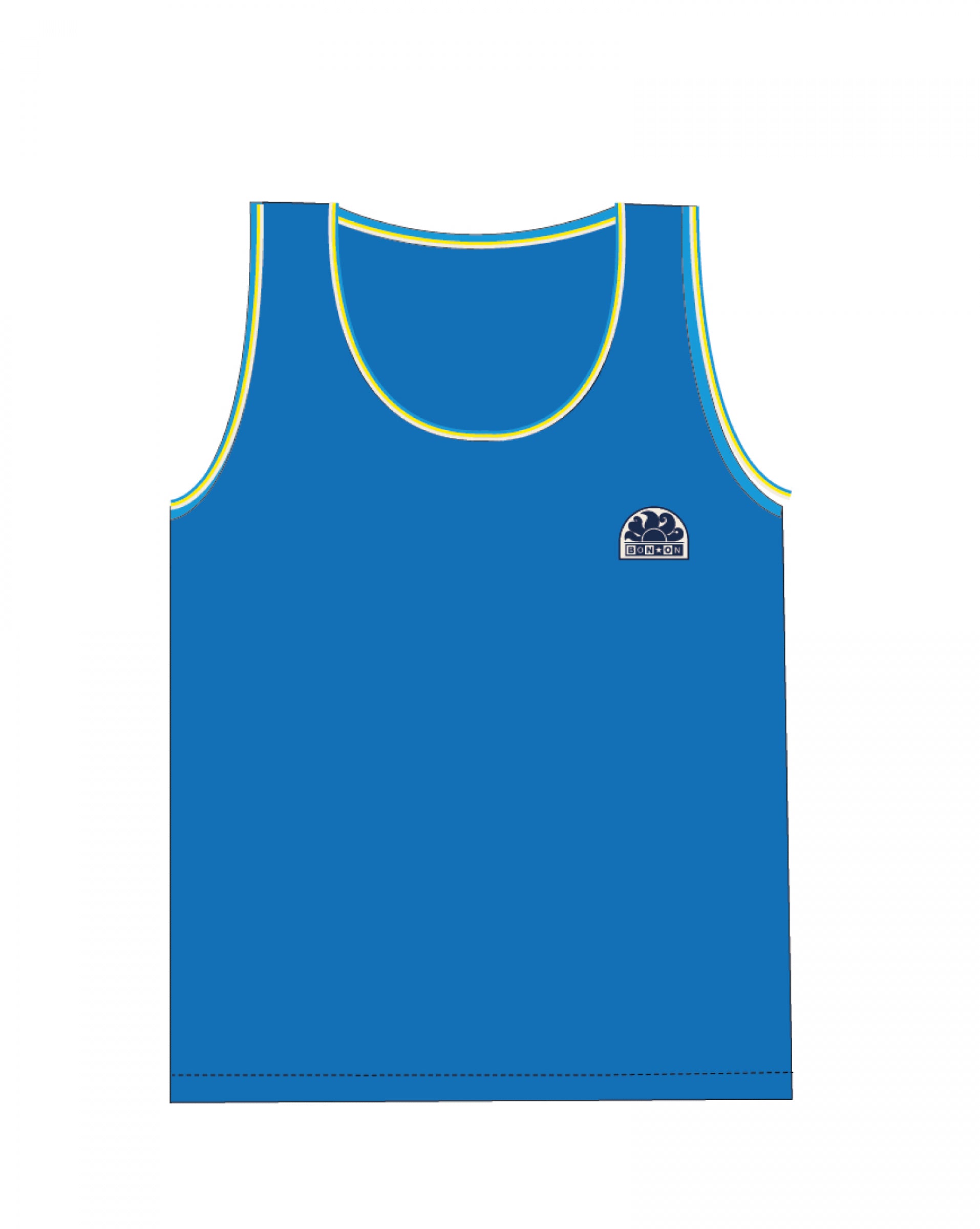 Boys Blue Cotton Vest