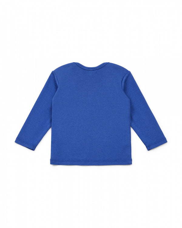 Baby Boys Blue Cotton T-Shirt