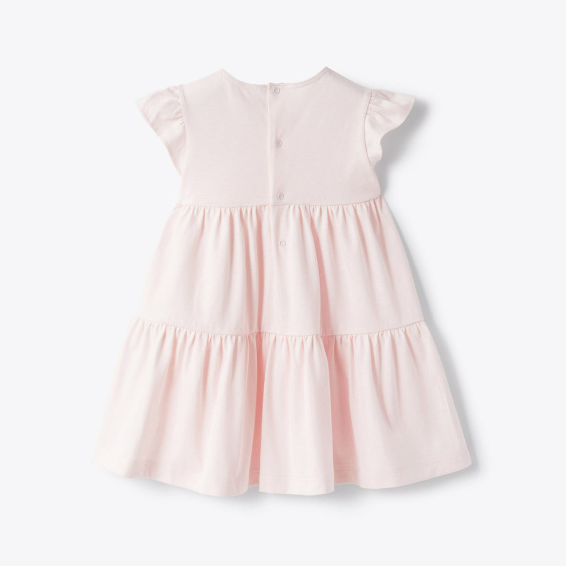Girls Pink Cotton Dress