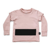 Girls Powder Pink Cotton T-shirt