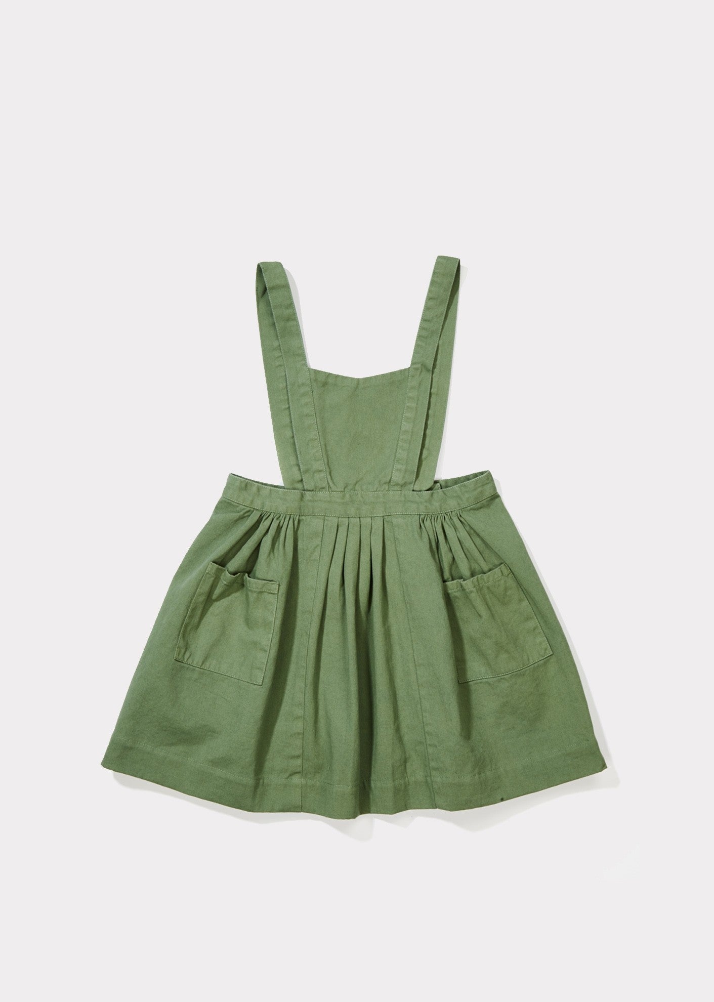 Girls Jadeite Green Cotton Skirt