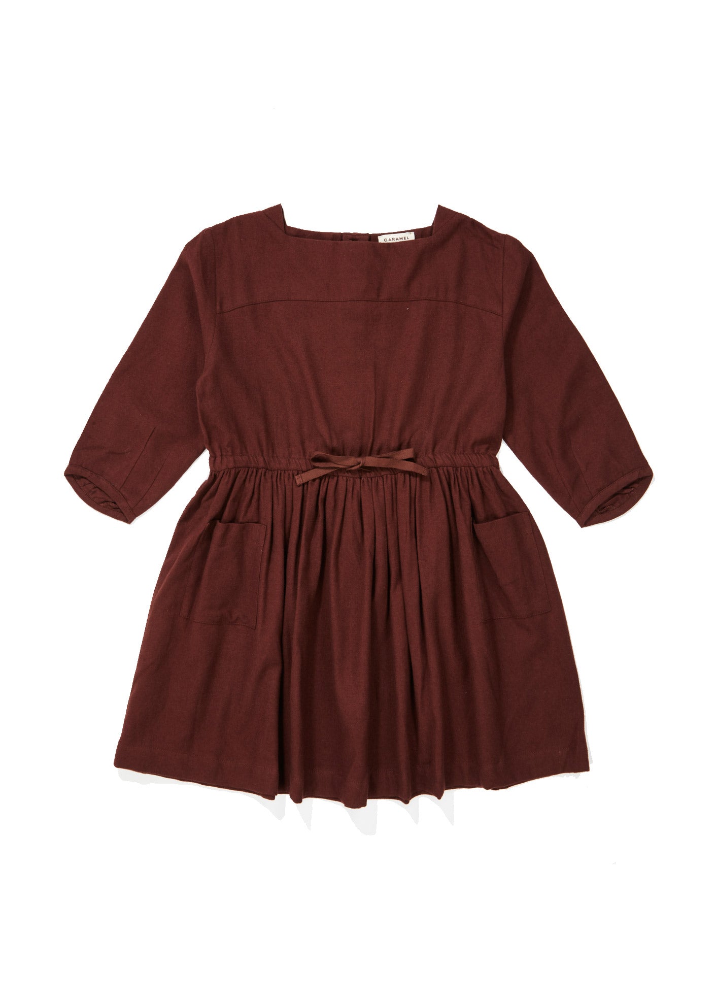 Girls Chocolate Cotton Dress