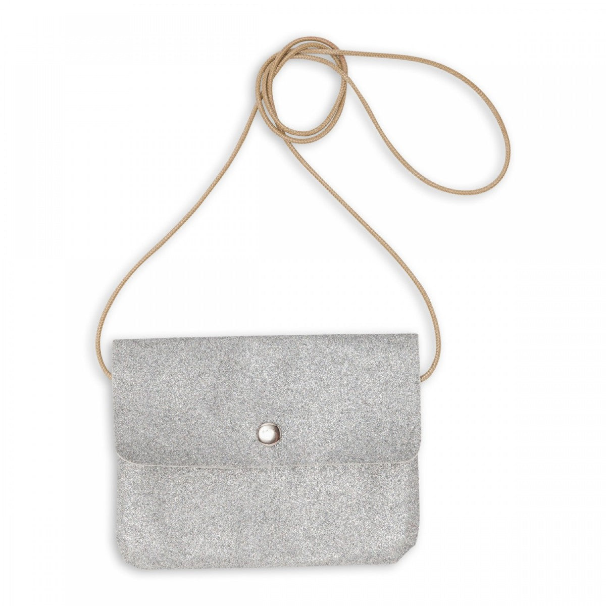 Girls Silver Glitter Mini Bag